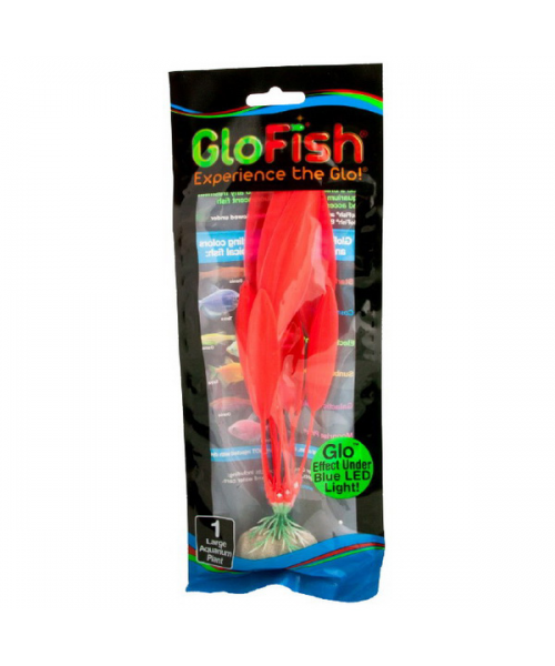 Растение флуоресцирующее GloFish L 20см оранжевое