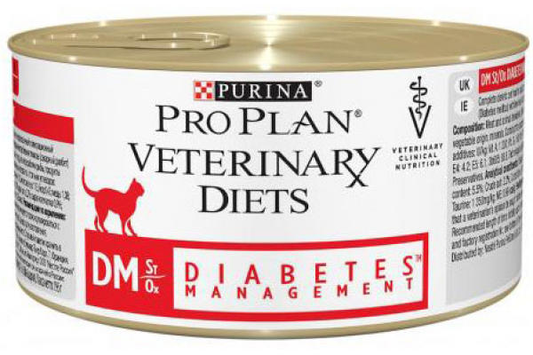 Purina Pro Plan Veterinary Diets Feline DM диета для кошек 0,195 кг
