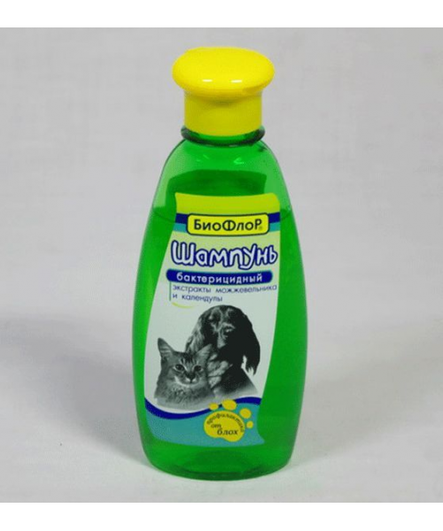 Шампунь Биофлор бактерицидный для кошек и собак 245 мл