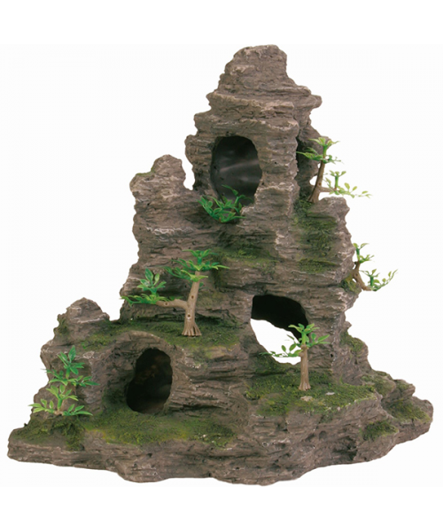 TRIXIE Грот ^Скалы с пещерой и растениями^ 31,5см пластик