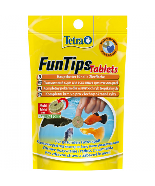 TETRA FunTips Tablets 20таб.д/всех видов рыб