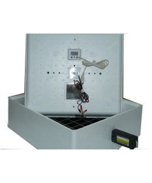 Автоматический инкубатор ИБ2НБ на 63 яйца с терморегуляторами 220 В и 12 В (с электроприводом ЭП-1Ст) / вариант 4