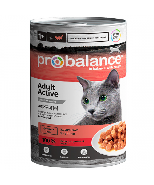 ProBalance Active конс. 415гр д/активных кошек