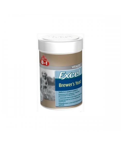 8 в 1 Excel Brewers Yeast 260таб.пивные дрожжи с чесноком