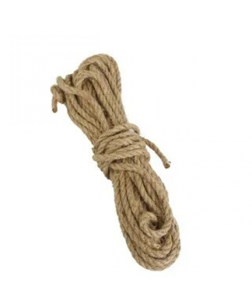 Верёвка джутовая D-8мм.(длина 20м)