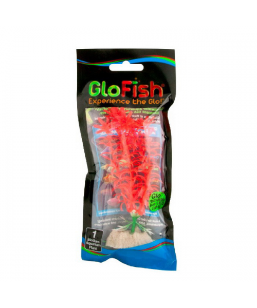 Растение флуоресцирующее GloFish М 15см оранжевое
