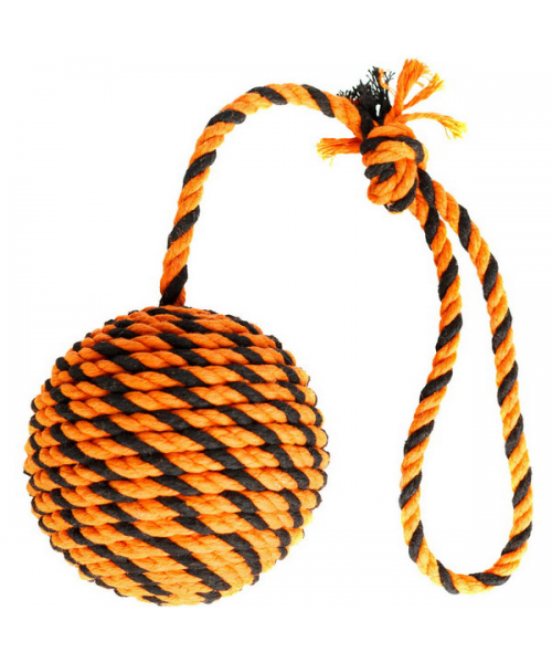 Doglike Мяч Броник большой с ручкой (оранжевый-черный)
