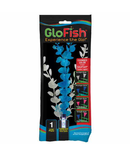 Растение флуоресцирующее GloFish L 29см синее