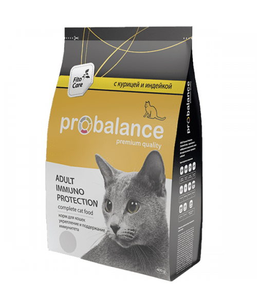 ProBalance корм сух.д/кошек 400г Immuno Protection кур/индей