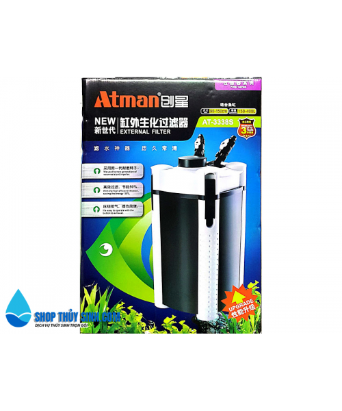 Фильтр внешний Atman AT-3338S 1500л/ч для аквар. до 400л