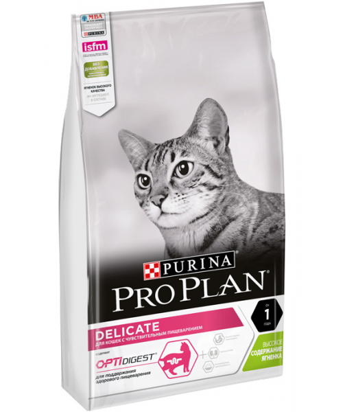 Purina Pro Plan Delicate Feline Lamb 0,4кг