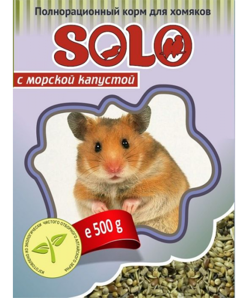 Жорик(SOLO) корм для хомяков морская капуста 500 гр