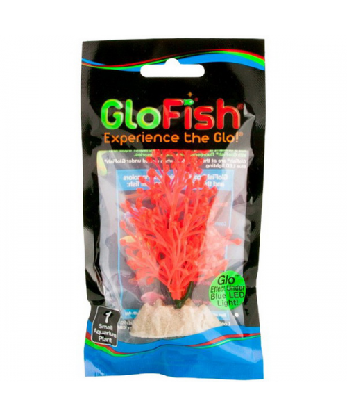 Растение флуоресцирующее GloFish S 13см оранжевое