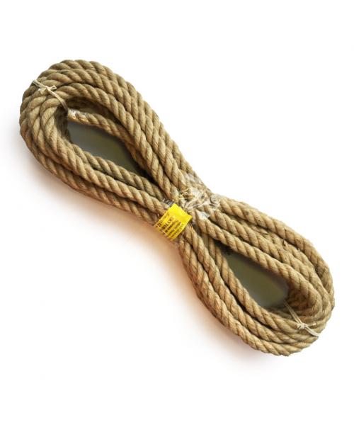 Верёвка джутовая D-6мм.(длина 15м)