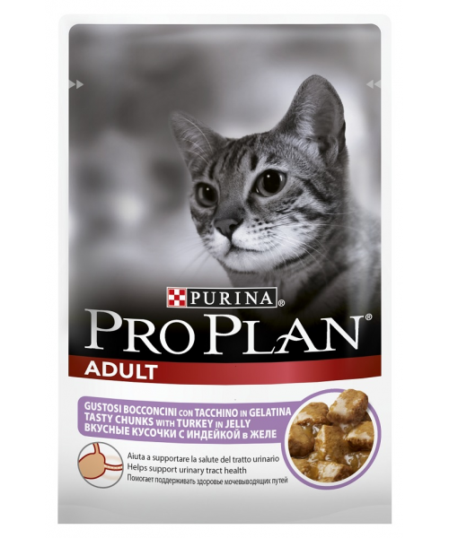 Purina Pro Plan Adult Feline with Turkey pouch 85г